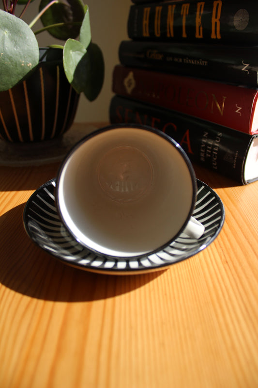 'Zebra' UE/Gefle Kaffekopp & Fat